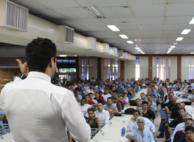 Professor giving a lecture